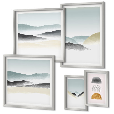 Bildergalerie-set für die wand Abstrakte Naturlandschaften