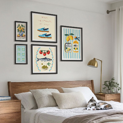 Bildergalerie-set für die wand Italienische Küche, Zitrusfrüchte