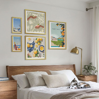 Modernes wandbilder-set Italienurlaub Amalfi Capri