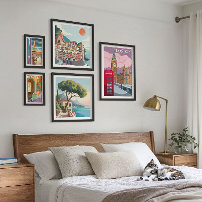 Bildergalerie-set für die wand Europäische Kulturstädte