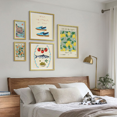 Bildergalerie-set für die wand Früchtesammlung aus Italien