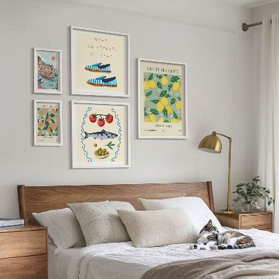 Bildergalerie-set für die wand Früchtesammlung aus Italien