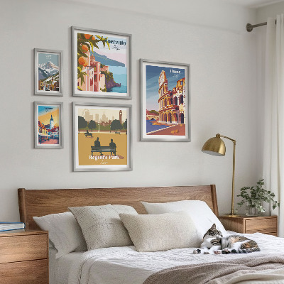 Bilderset fürs sofa Landschaften europäischer Städte