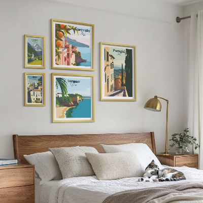 Bildergalerie-set für die wand Malerische italienische Städte
