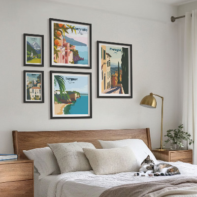 Bildergalerie-set für die wand Malerische italienische Städte