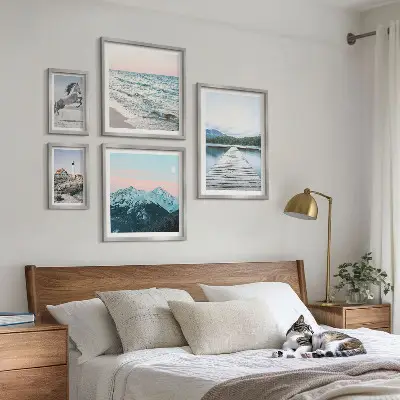 Bilderset fürs Sofa mit Naturlandschaftsmotiven