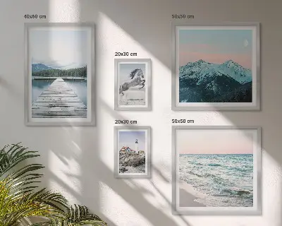 Bilderset fürs Sofa mit Naturlandschaftsmotiven