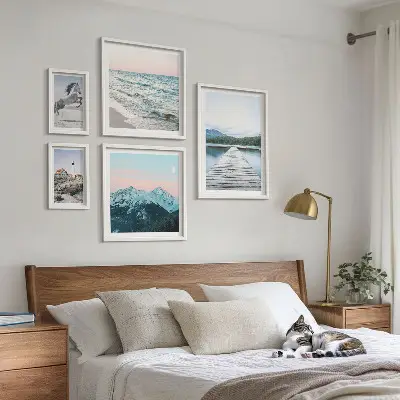 Bilderset fürs Sofa mit Naturlandschaftsmotiven