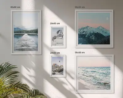 Bilderset fürs Sofa mit Naturlandschaftsmotiven