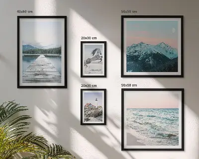 Bilderset fürs Sofa mit Naturlandschaftsmotiven