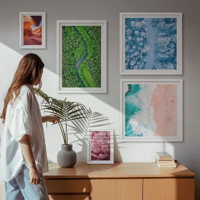 Bildergalerie-set für die wand Natürliche grüne Landschaften