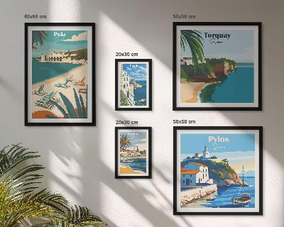 Bildergalerie-set für die wand Küstenlandschaften Europas