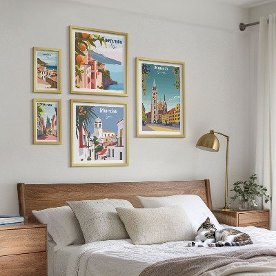 Bildergalerie-set für die wand Architektur europäischer Städte