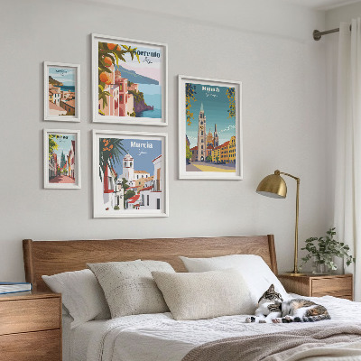 Bildergalerie-set für die wand Architektur europäischer Städte