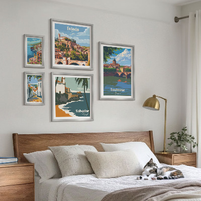 Bildergalerie-set für die wand Europäische Städte, Ausblicke, Landschaften