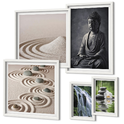 Bildergalerie-set für die wand Entspannende Zen-Naturthemen