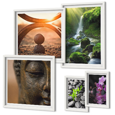 Bildergalerie-set für die wand Harmonie der Natur minimalistisch