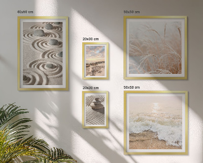Modernes wandbilder-set Entspannende Naturlandschaften