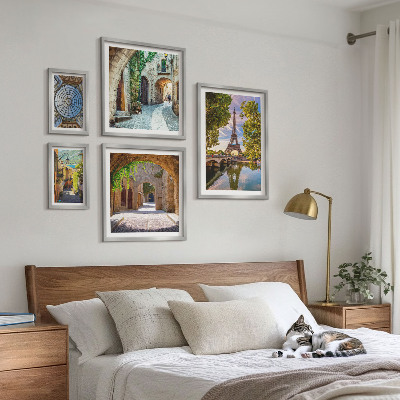 Bildergalerie-set für die wand Bezaubernde Ausblicke auf europäische Städte