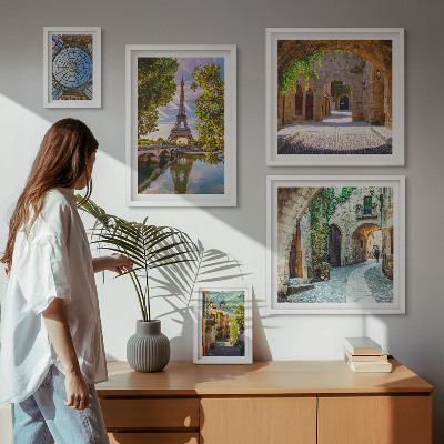 Bildergalerie-set für die wand Bezaubernde Ausblicke auf europäische Städte
