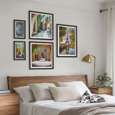 Bildergalerie-set für die wand Bezaubernde Ausblicke auf europäische Städte