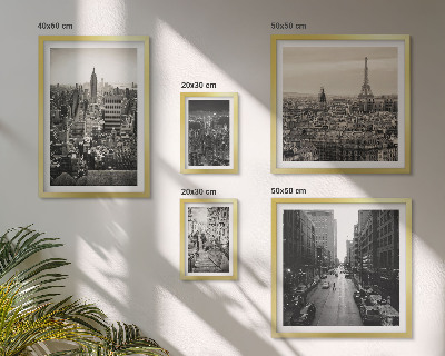 Bildergalerie-set für die wand Stadtpanoramen europäischer Hauptstädte