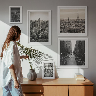 Bildergalerie-set für die wand Stadtpanoramen europäischer Hauptstädte