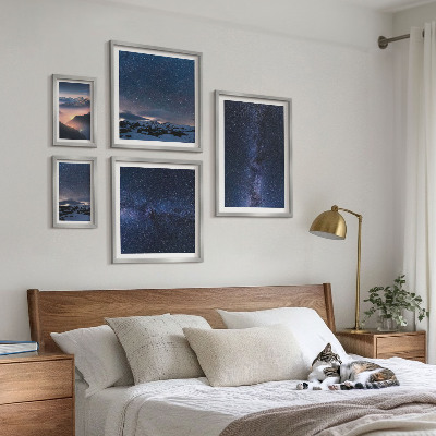 Modernes wandbilder-set Kosmische Himmelslandschaften