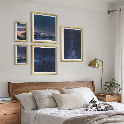 Modernes wandbilder-set Kosmische Himmelslandschaften