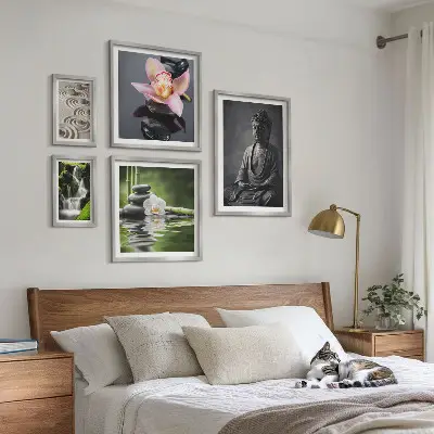 Bilderset fürs Sofa mit entspannender Zen Atmosphäre der Natur