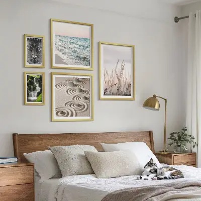 Bildergalerie Set für die Wand mit entspannendem Natur und Zen Wassermotiv