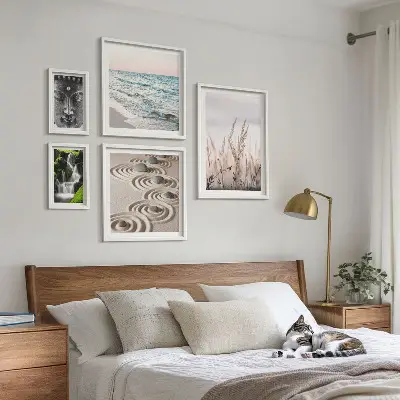Bildergalerie Set für die Wand mit entspannendem Natur und Zen Wassermotiv