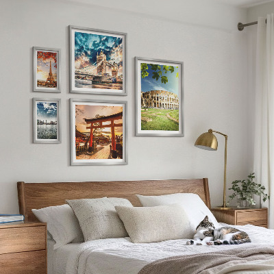 Modernes wandbilder-set Ikonen der Weltarchitektur
