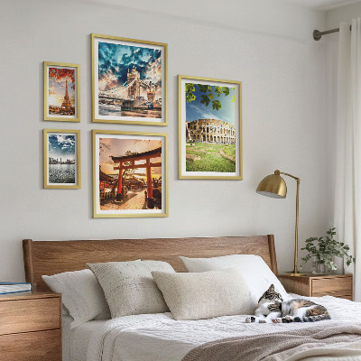 Modernes wandbilder-set Ikonen der Weltarchitektur