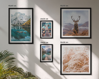 Modernes wandbilder-set Berglandschaften und die Schönheit der Natur