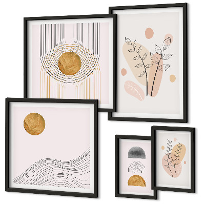 Bildergalerie-set für die wand Stilvolle minimalistische Pflanzen