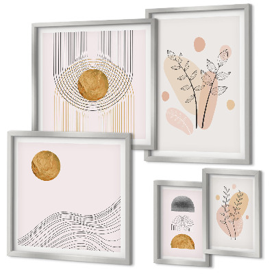 Bildergalerie-set für die wand Stilvolle minimalistische Pflanzen