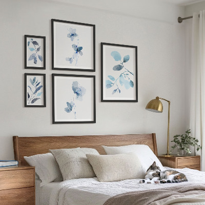 Bildergalerie-set für die wand Blaue Pflanzenakzente