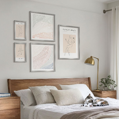 Bildergalerie-set für die wand Formen der Schönheit, Silhouettenlinien