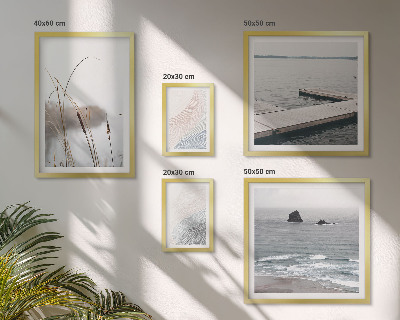 Modernes wandbilder-set Minimalistische Meereslandschaften