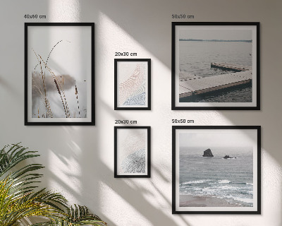 Modernes wandbilder-set Minimalistische Meereslandschaften