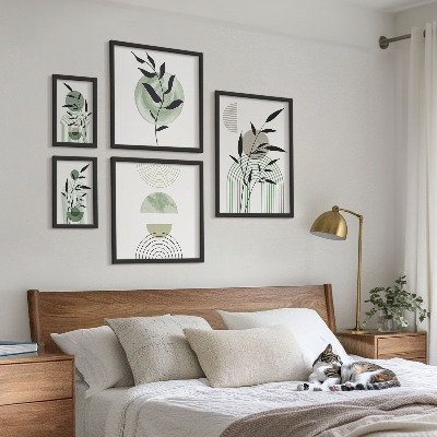 Bildergalerie-set für die wand Stilvolle Pflanzengrafiken