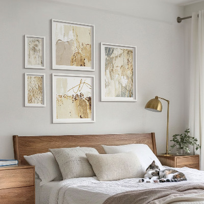 Bilderset fürs sofa Abstrakte minimalistische Kompositionen