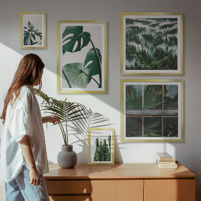 Bildergalerie-set für die wand Pflanzeninspirationen aus den Tropen