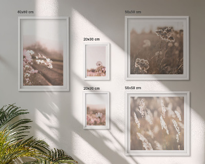Bildergalerie-set für die wand Florale Motive von zarter Natur