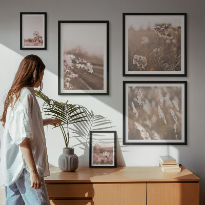 Bildergalerie-set für die wand Florale Motive von zarter Natur