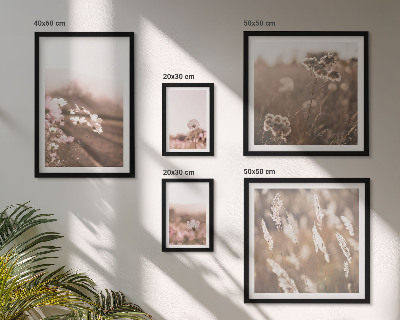 Bildergalerie-set für die wand Florale Motive von zarter Natur