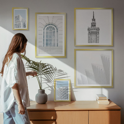 Bilderset fürs sofa Moderner Architekturminimalismus