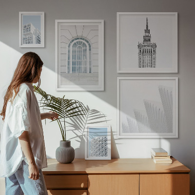Bilderset fürs sofa Moderner Architekturminimalismus