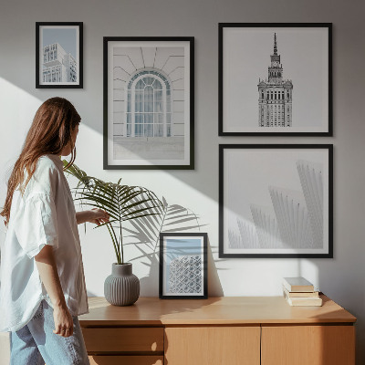 Bilderset fürs sofa Moderner Architekturminimalismus